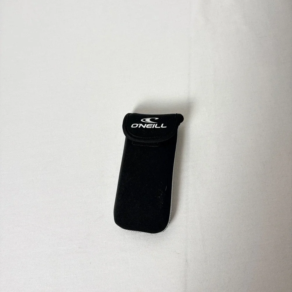 O'neill Black‎ Soft Sunglasses Case Hook and Loop Closure White Logo Accessory